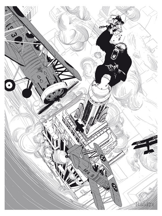 Illustration for article titled Celebrate the destruction of New York City with this crazy giant monster art